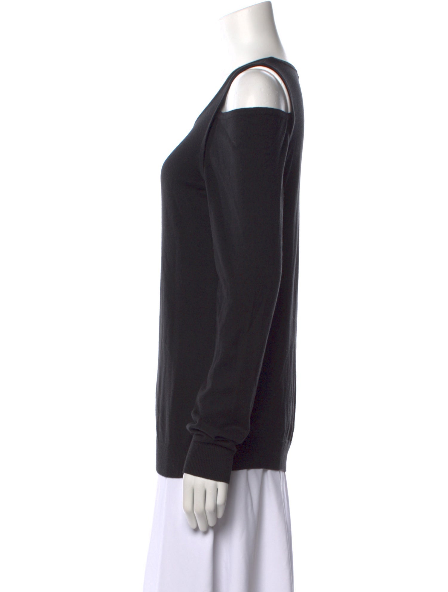 Tibi Merino Wool Scoop Neck Sweater